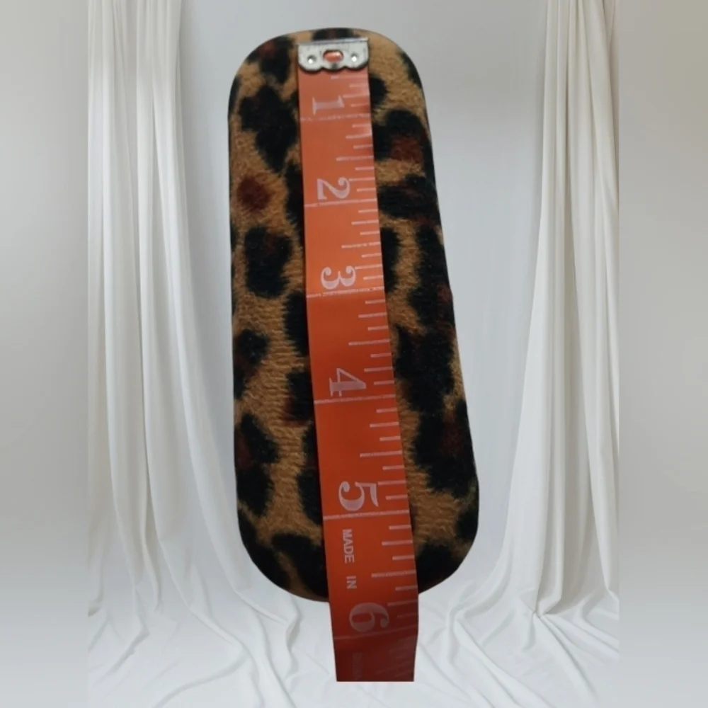 Cheetah Print Eyeglasses Case Brown